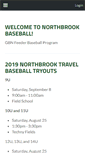 Mobile Screenshot of northbrookbaseball.org